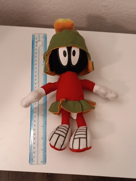 Play By Play Other - Marvin The Martian Red and Green Plush Character Doll - Soft Kids Stuffed Toy